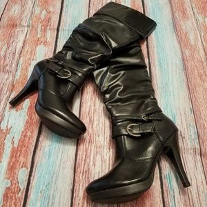 Black Knee High Boots...great condition